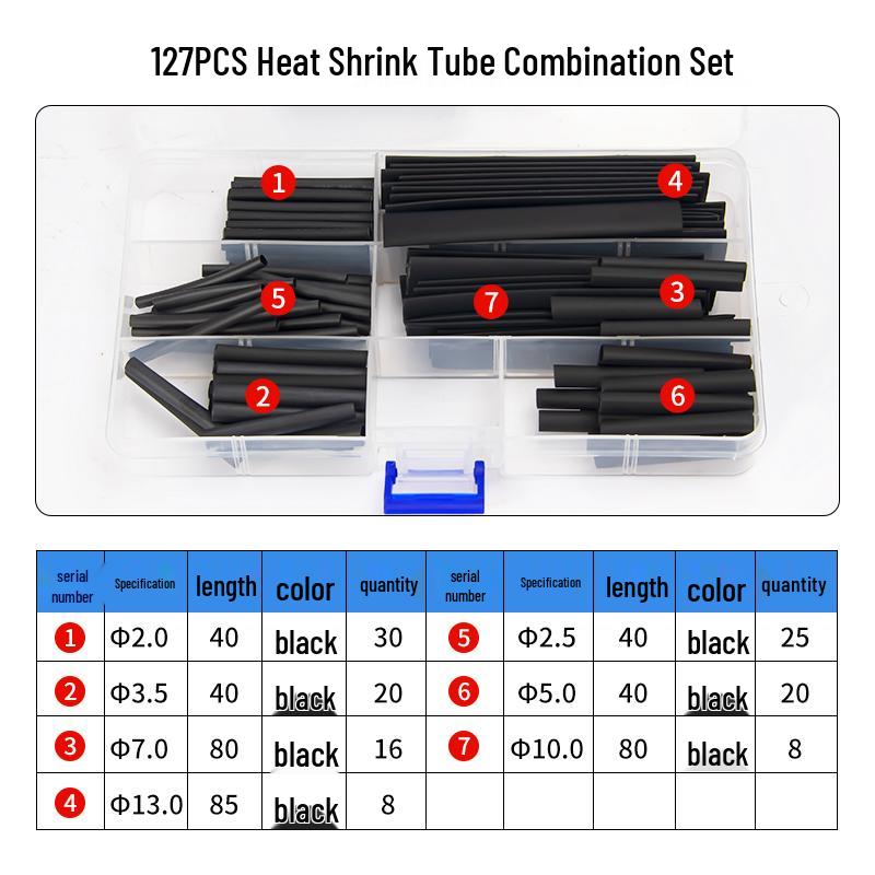 Waterproof Flexible Heat Shrink Tube - Insulating Sleeve for Wire Protection and Cable Management