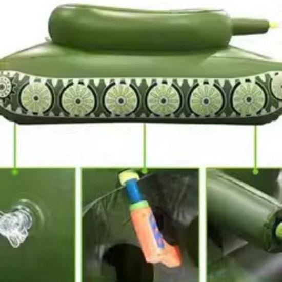 PVC Inflatable Spray Water Tank Ride-On Float