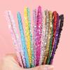 7/14pcs Glitter Star Headbands for Girls Heart Hairband Glitter Headbands Headwear Girls Kids Party Hair Accessories