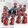 12pcs Roman Soldier Corps Children's Building Blocks