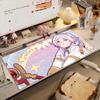 Tappetino Mouse Anime Frieren al Funerale Gomma Antiscivolo Gamer Bilanciamento Tappetino Computer Decoracion Deskmat Laptop Ufficio Grande