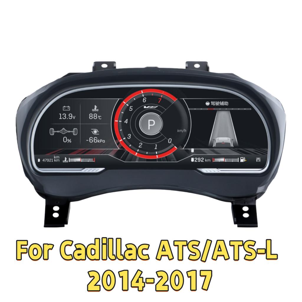 AAEK1 Digital Instrument Cluster For Cadillac Escalade SRX ATS ATS-L XTS CTS 2006-2019 CarPlay Speedometer Dashboard Gauge HD Virtual