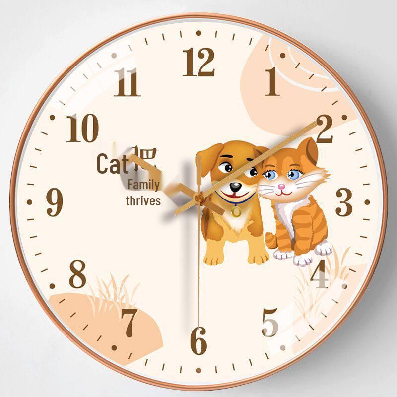 Silent 3D Clock: Magnetic Refrigerator Sticker - Creative Home Decor