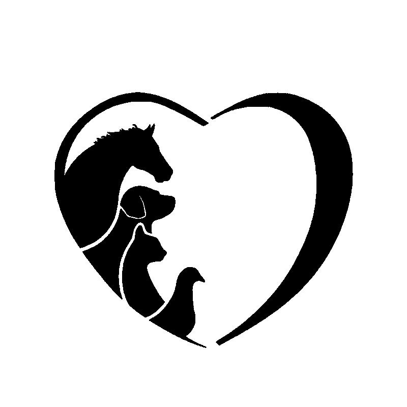 Dog or Cat Love Window Sticker