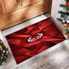 AC Milan Printed Flannel Area Rug Non Slip Soft Polyester Floor Carpet Indoor Decor Mat for Bedroom Living Room Sofa Game Room Home Decoration