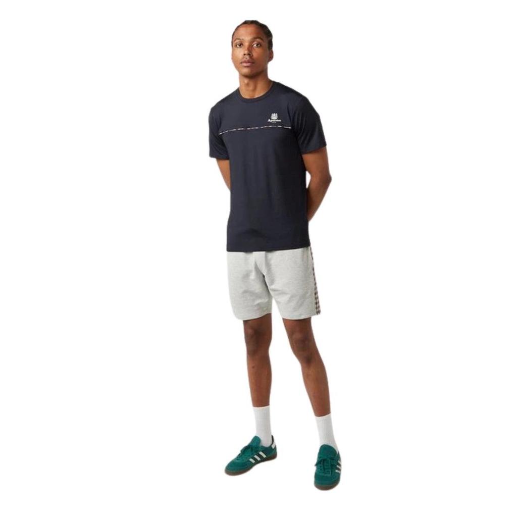 Aquascutum Mens Contrast Piping Stretch Active T-Shirt