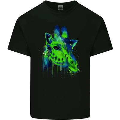 Giraffe Watercolour Kids T-Shirt Childrens