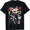 Japanese Streetwear Cyberpunk Y2K Techwear Neko Manga Anime T-Shirt