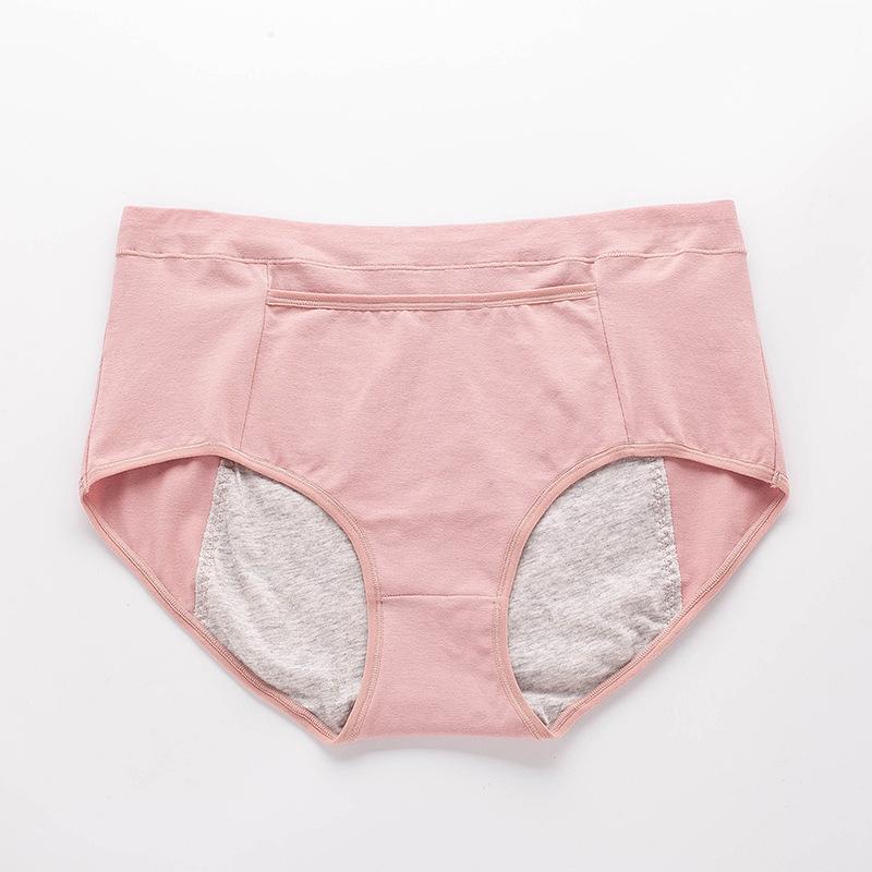 Menstrual Underwear: Leak-Proof High Waist, Pure Cotton Crotch, Big Size Sanitary Pants.