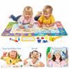 No Mess Kids Water Drawing Mat  Doodle Coloring Board With Magic Pens  Stamps Educational Montessori Toy Gift For Boys Girls