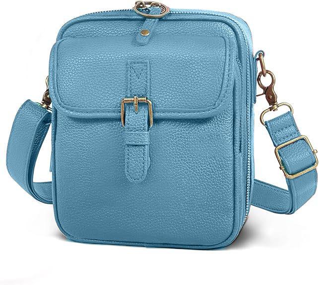 Shoulder Messenger Bag Leather Retro Casual Universal Messenger Shoulder Clutch Bag Mobile Phone