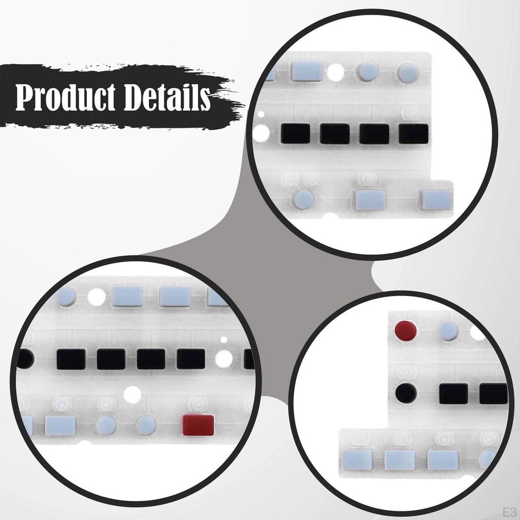 Electronic Keyboard Keys, Conductive Rubber Keypad, for Practice