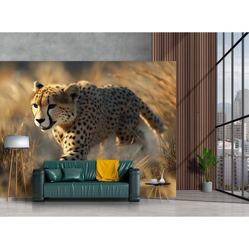 Cheetah Wildlife Park tapestry 75x100 чёрный