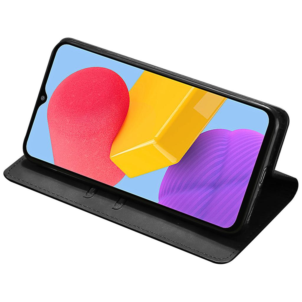 For Samsung Galaxy A25 5G (Global) (161.0 x 76.5 x 8.3mm) Cell Phone Case Card Holder Leather Stand Cover