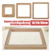 Square Knitting Loom Beech Wood Knitting Board DIY Handcraft Weaving Loom Tools Needlework Crochet Pegs DIY Board Accessories