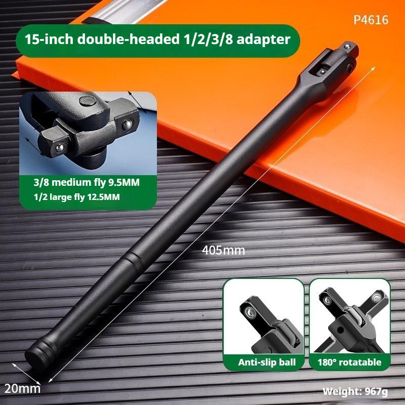 11inch Heavy-Duty 1/1-1/8 F-Type Socket Wrench, Extended Labor-Saving Universal Torque Booster, Auto Repair Workshop Tool