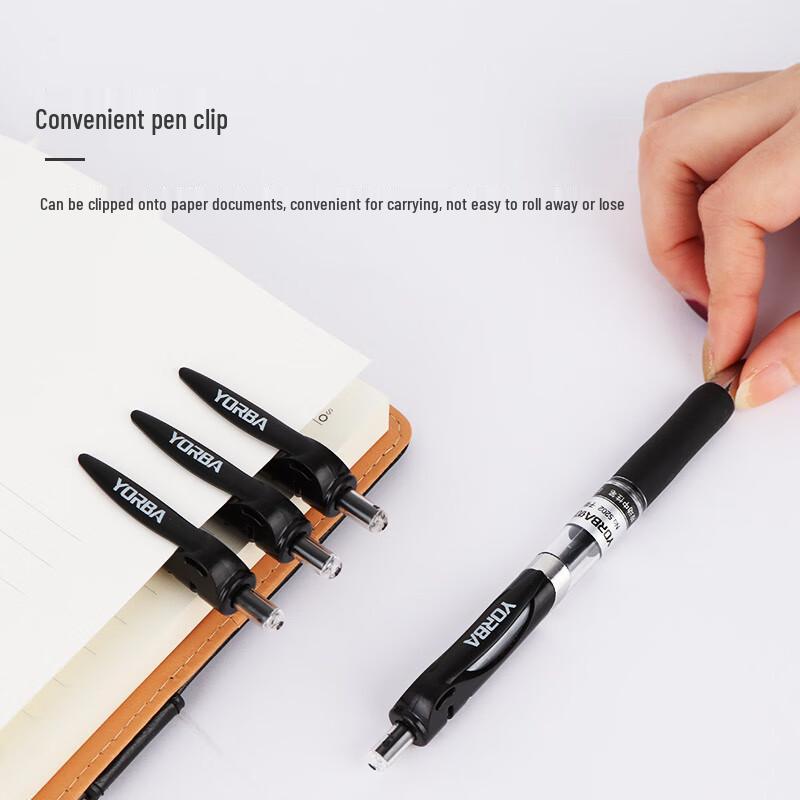 Youbili Retractable Gel Pen 0.5mm 12-Pack