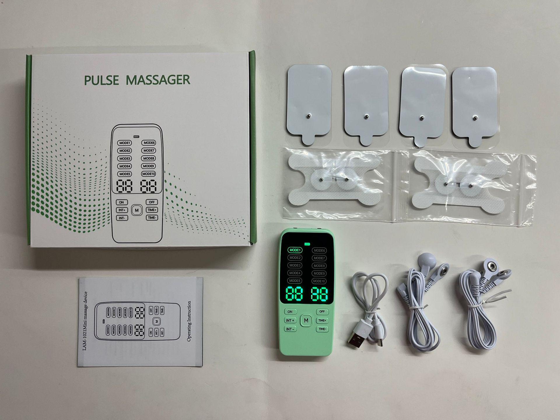 

Dual Output Pulse Acupuncture Massager Patch for Cervical, Lumbar, and Back Therapy