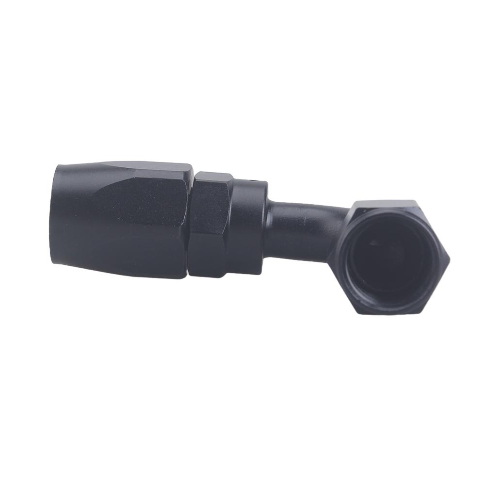 Universal AN4 AN6 AN8 AN10 AN12 Straight 45 90 120 180 Degree Oil Fuel Swivel Hose End Fitting Oil Hose End Adaptor Kit Tube Joi Fuel Injectors 6