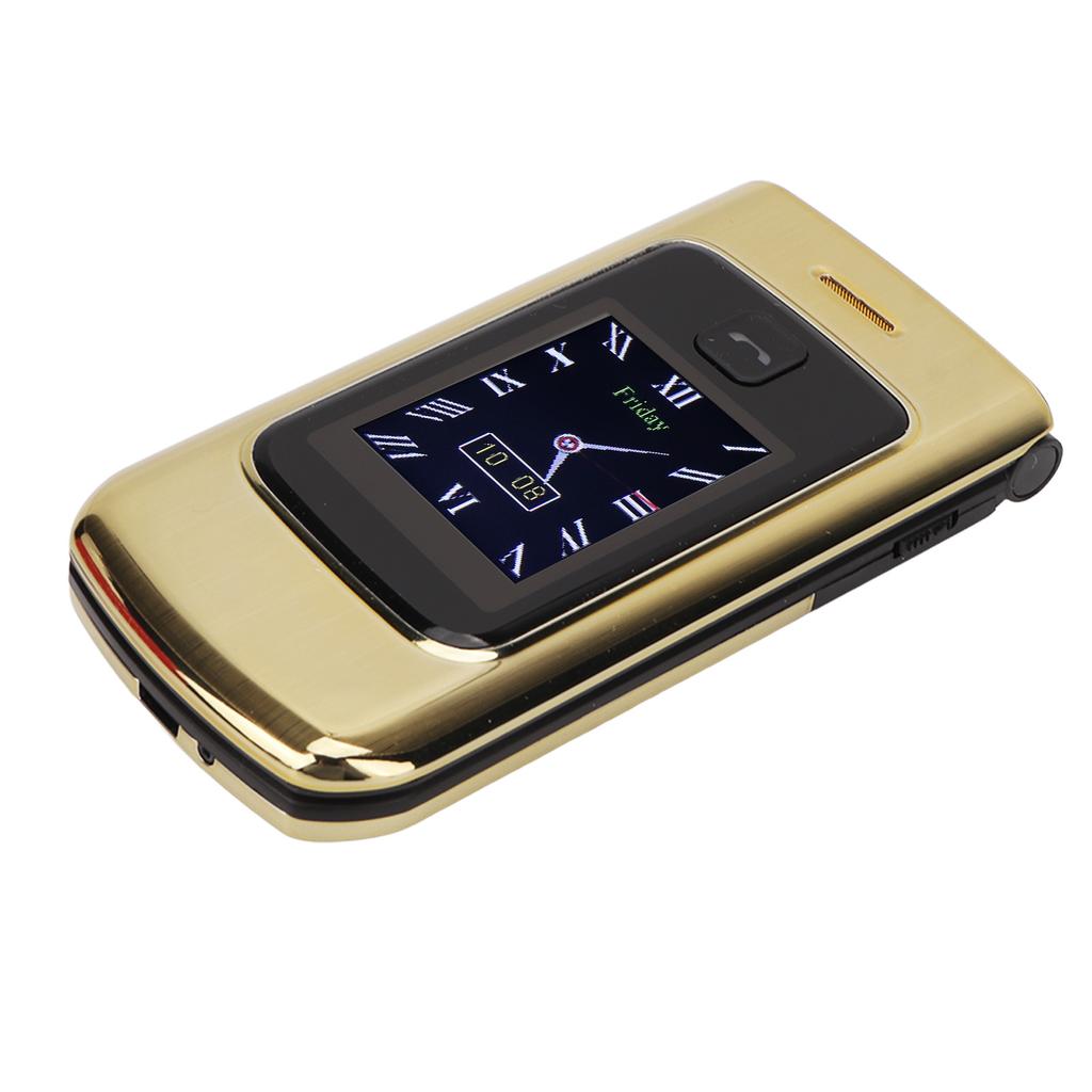 Senior Flip Cell Phone Big Screen 2G Long Standby Dual Card Dual Standby 4800mAh Flip Phone