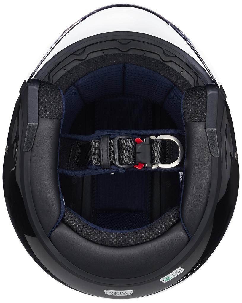Motocyklová helma Yamaha Jet ZENITH Kovově černá Velikost XXL YJ-20 (62-63 cm) 90791-23443