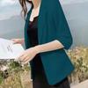 Leichter Damen-Leinenblazer: 2025 Koreanischer Stil, Professionell, Kurz, Vielseitige Sommer-Sonnenschutzjacke