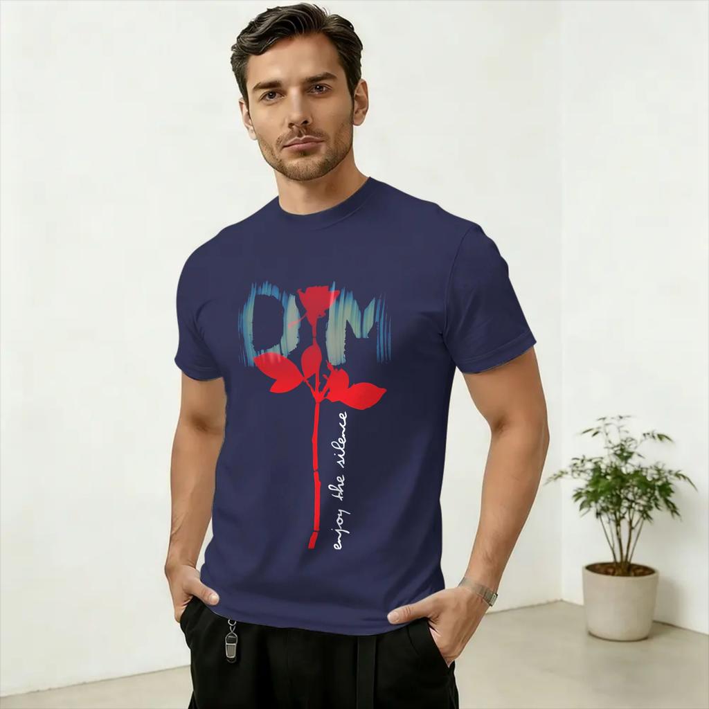 Depeches Modes Music In Tour 2026 T Shirt Summer Harajuku TShirts Unisexs Pure Cotton O Neck Plus Size Short Sleeve Casual Tops