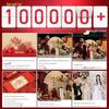 Chinese Wedding Banquet & Courtyard Table Setting Decor Set
