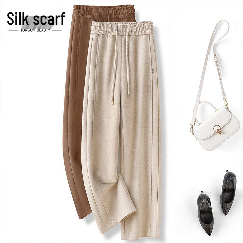 

Women s High-Waist Wide-Leg Casual Pants M