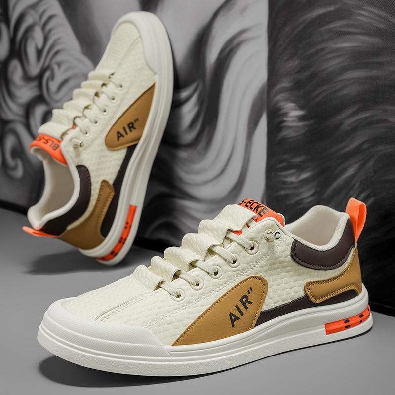 Autumn new street low-top lightweight board shoes, youth lace-up-free comfortable casual shoes