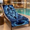 Solo Leveling Custom Name Beach Towel Large Soft Towel for Indoor Bathroom Outdoor Beach