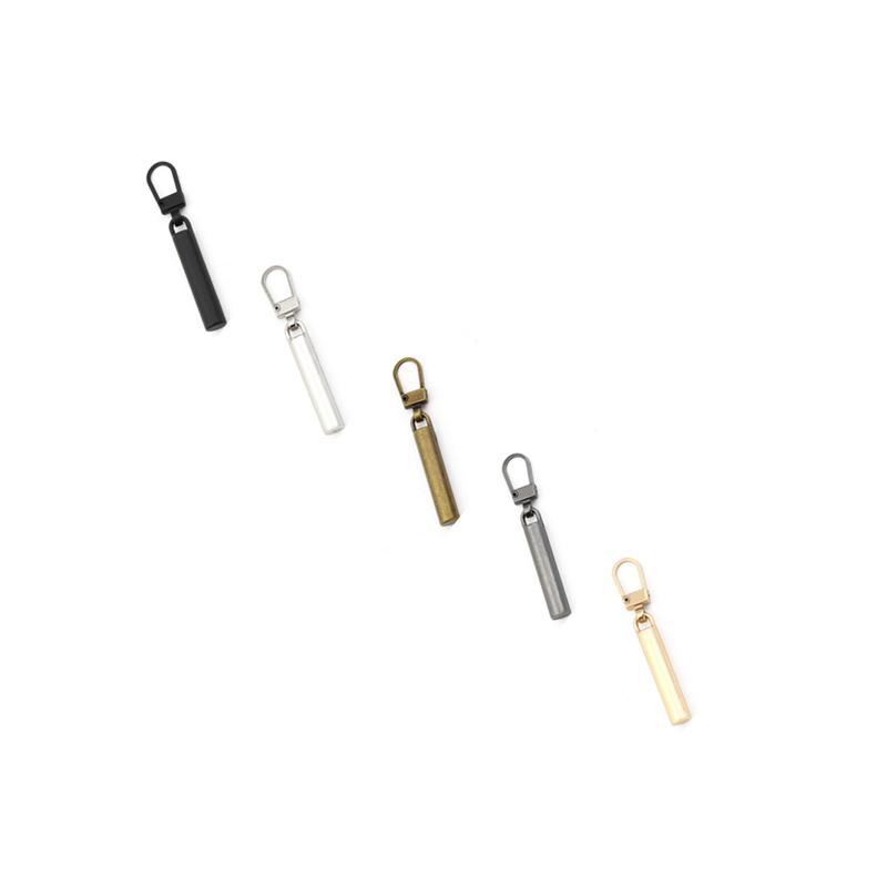 5pcs Detachable Metal Zipper Pullers For Zipper Sliders Head Zipper Pull Tab DIY Sewing Bags Down Jacket Zippers Repair Kits