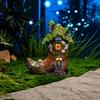 Valery Madelyn Cute Shoe Treehouse Ornament with Solar Light, 15cm Waterproof Resin, Perfect as a Birthday Gift or Outdoor Decoration