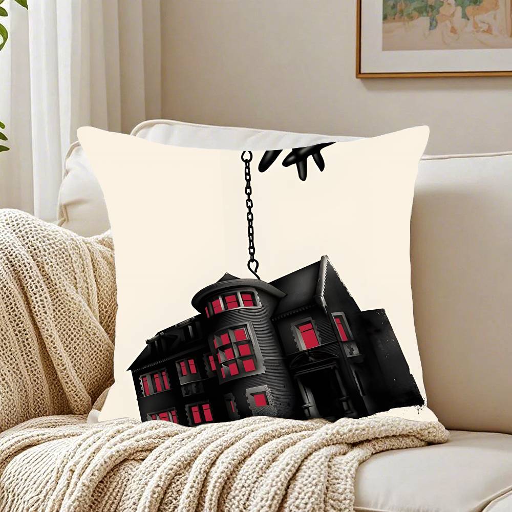 A-AHS American Horror Story TV Movie Pillow Case Pattern Printed Pillowcase for Living Room Sofa Cushion Cover & Bedroom Decor