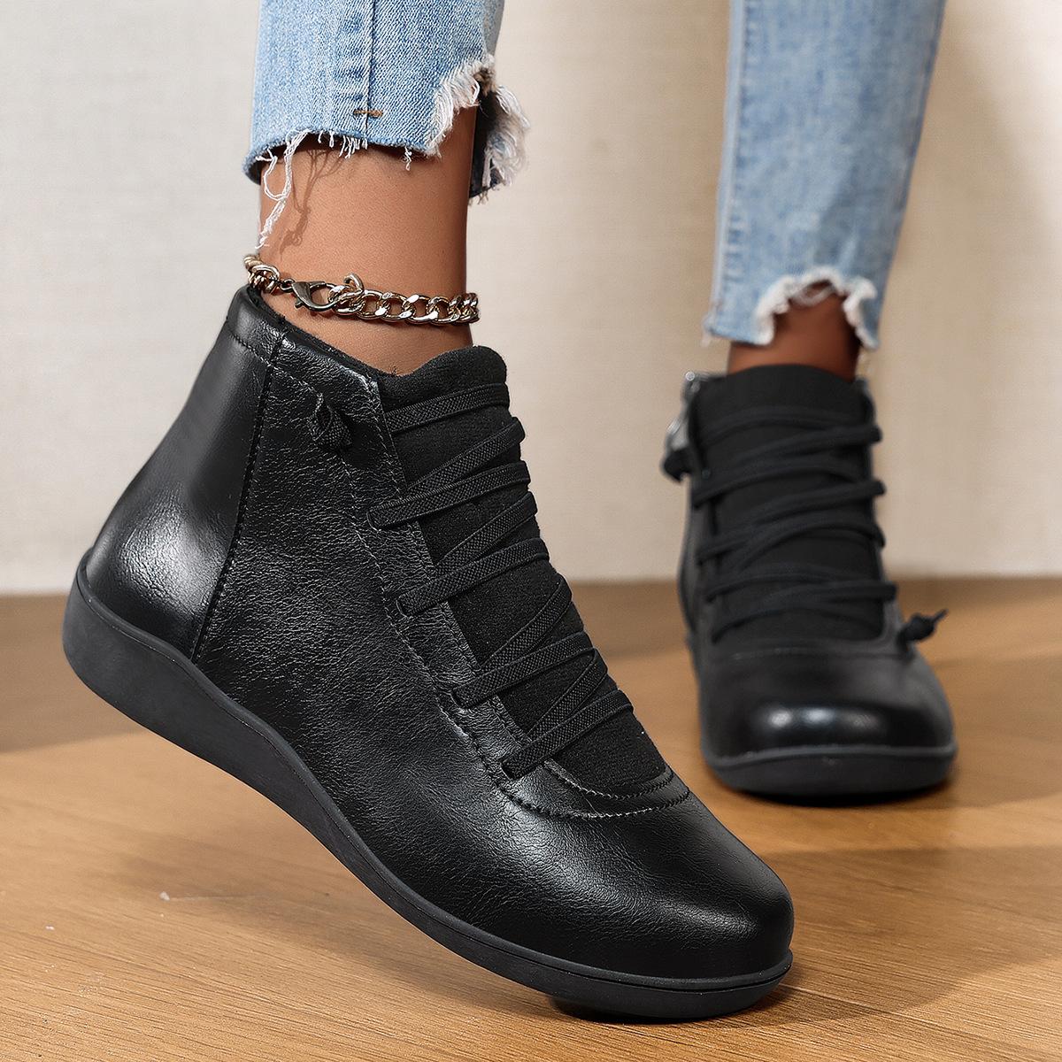 

New sneakers low boots 36 чёрный