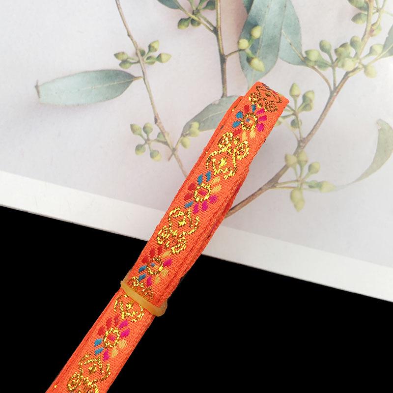 1cm Ethnic Embroidery Lace Trim for Dance Costume and Clothing Accessories