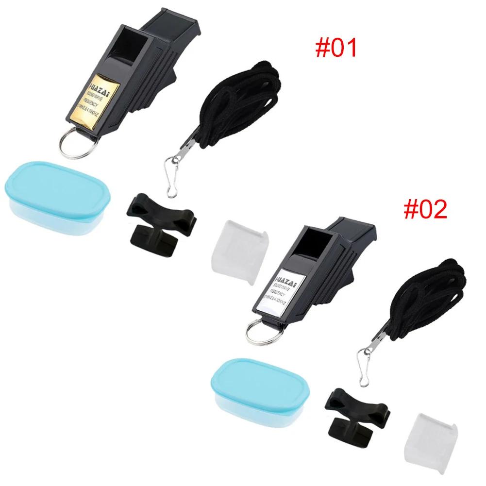 1-10PCS Professional Soccer Referee Whistle Coaching Basketball Football Whistles Seedless Plastic Whistles Basketball Whistles