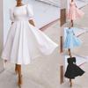 Moda pentru femei, vară, cu jumătate de mânecă, ocazională, sexy, plus, largi, elegante, pentru petrecere, rochii de club de seară pentru doamne