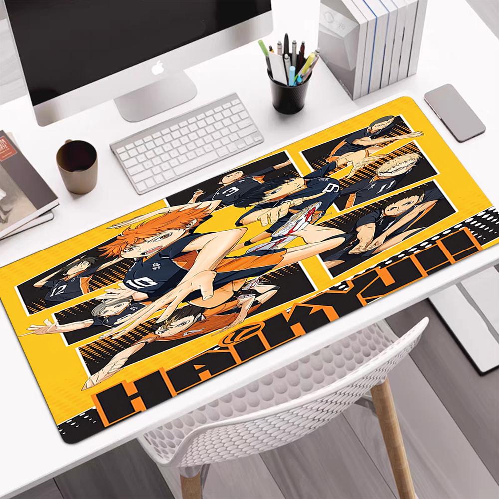 Haikyu Theme Mouse Pad, Non Slip Rubber Base, Multifunctional Office & Home Decor, Perfect for Workspace Personalization.