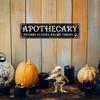 Vintage Metallschild Apotheke Dekoration Hexe Halloween Kneipe Garage Wetterfest