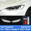 Car Headlight Protection Transparent Repair Anti-Scratch Protective Film TPU Stickers For TESLA Model X 2017-2024 Accessories