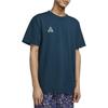 Nike Loose Round Neck Logo Letter Print Short Sleeve T-Shirt Men Tops Blue BQ7342-474