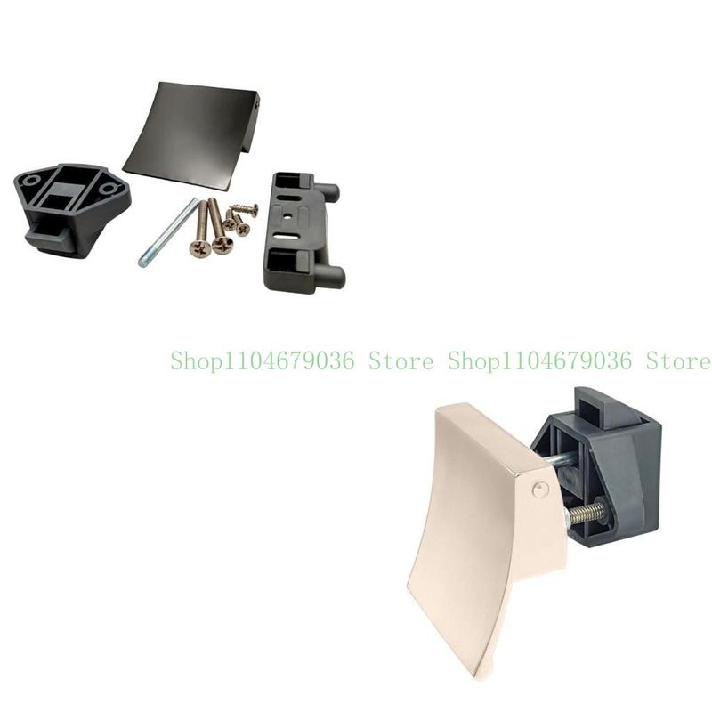 Campers Cabinet Square Lock Handle Push Lock Caravans Boats Lock Drawer Latchs Button Furniture Door Lock Hardware