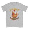 FCawF Chistmas Chicken Quote FCAWF Rooster Humorous Tshirt 2025 Summer Mens Womens Cotton Fun Tshirt Round Neck Tshirt