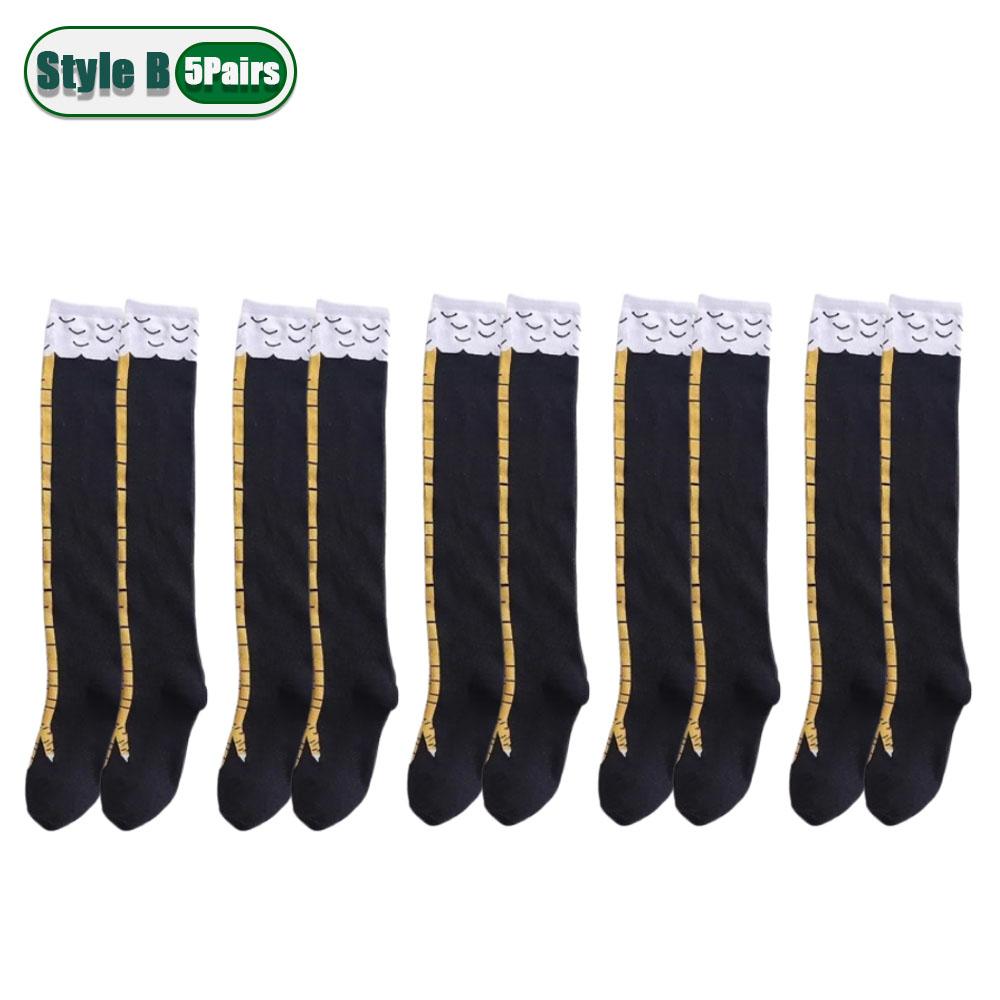 

1-20 пар носков до колена с куриными лапами для женщин и беременных дам, теплые чулки до бедра, костюм для вечеринки, подарок на Хэллоуин, Рождество One Size