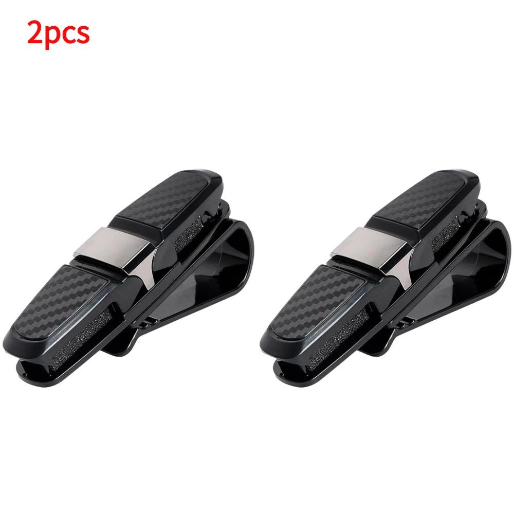 Car Glasses Case Universal Car Sun Visor Glasses Holder Sunglasses Clip Card Ticket Eyeglasses Holder Sunglasses Clip