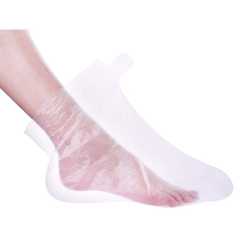 100 Pcs Disposable Foot Covers One-Time Foot Cover Film Pedicure Remove Chapped