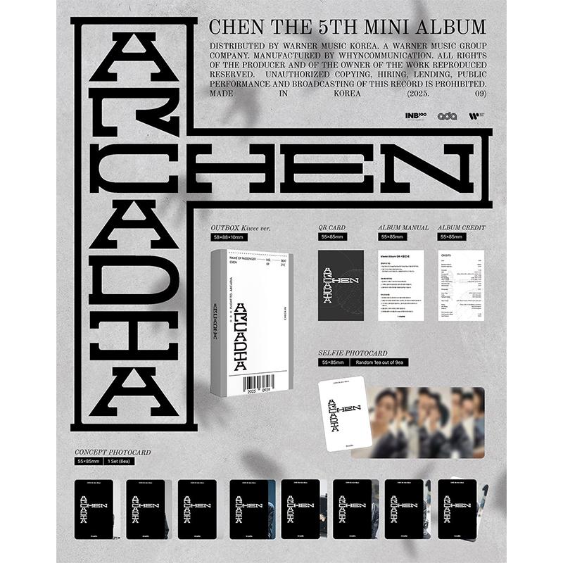 [Pre-order] CHEN(EXO) - The 5th Mini Album [Arcadia] Kiwee Ver. (+Online Benefit)