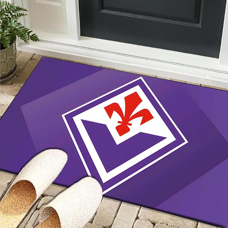 1PC rug Fiorentina Football Crest Carpet, Chair Rug,Area Rug for Office Bedroom living rooms bedroom, Doormat decor Christmas fan gifts