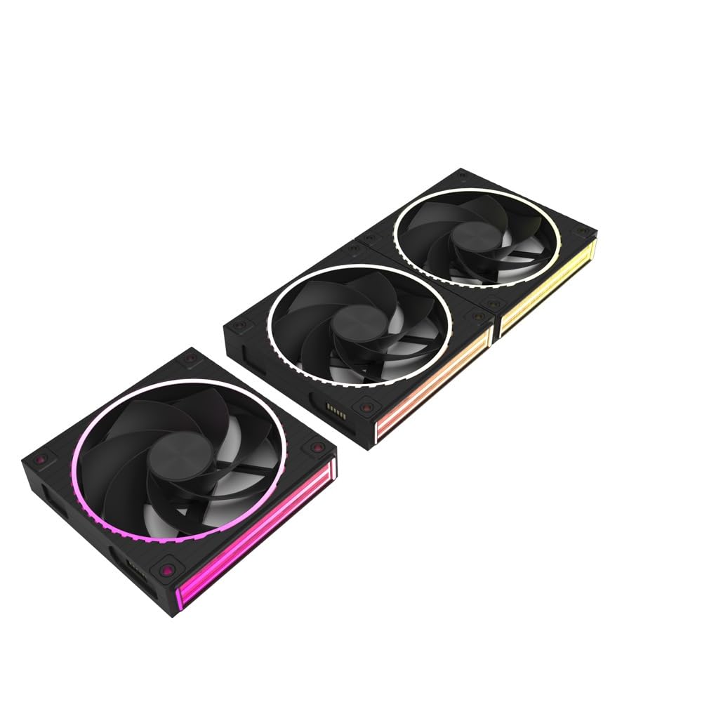 ZALMAN ZM-DF120R A3 BLACK PC Case Fan (Set of 3) FN2742